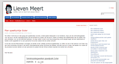 Desktop Screenshot of lievenmeert.be